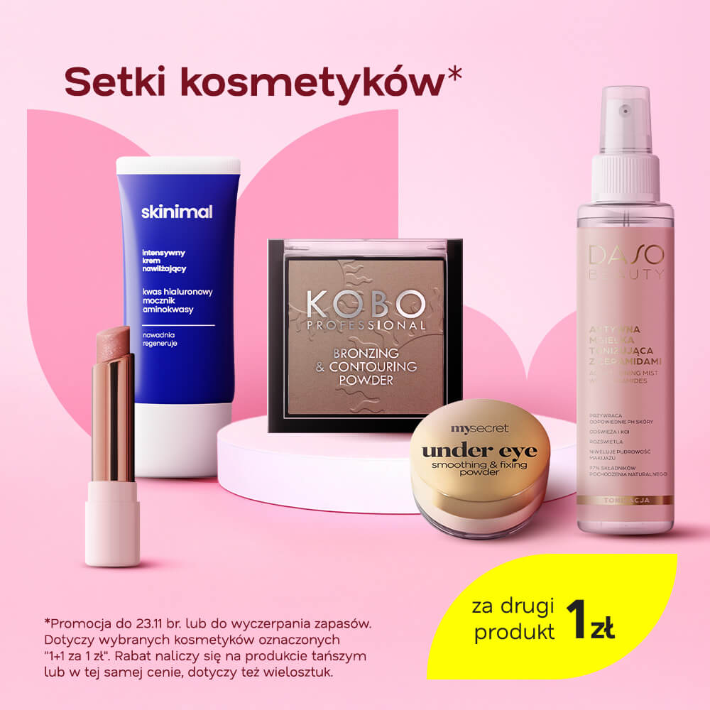 Setki kosmetyków 1+1 za 1 zł