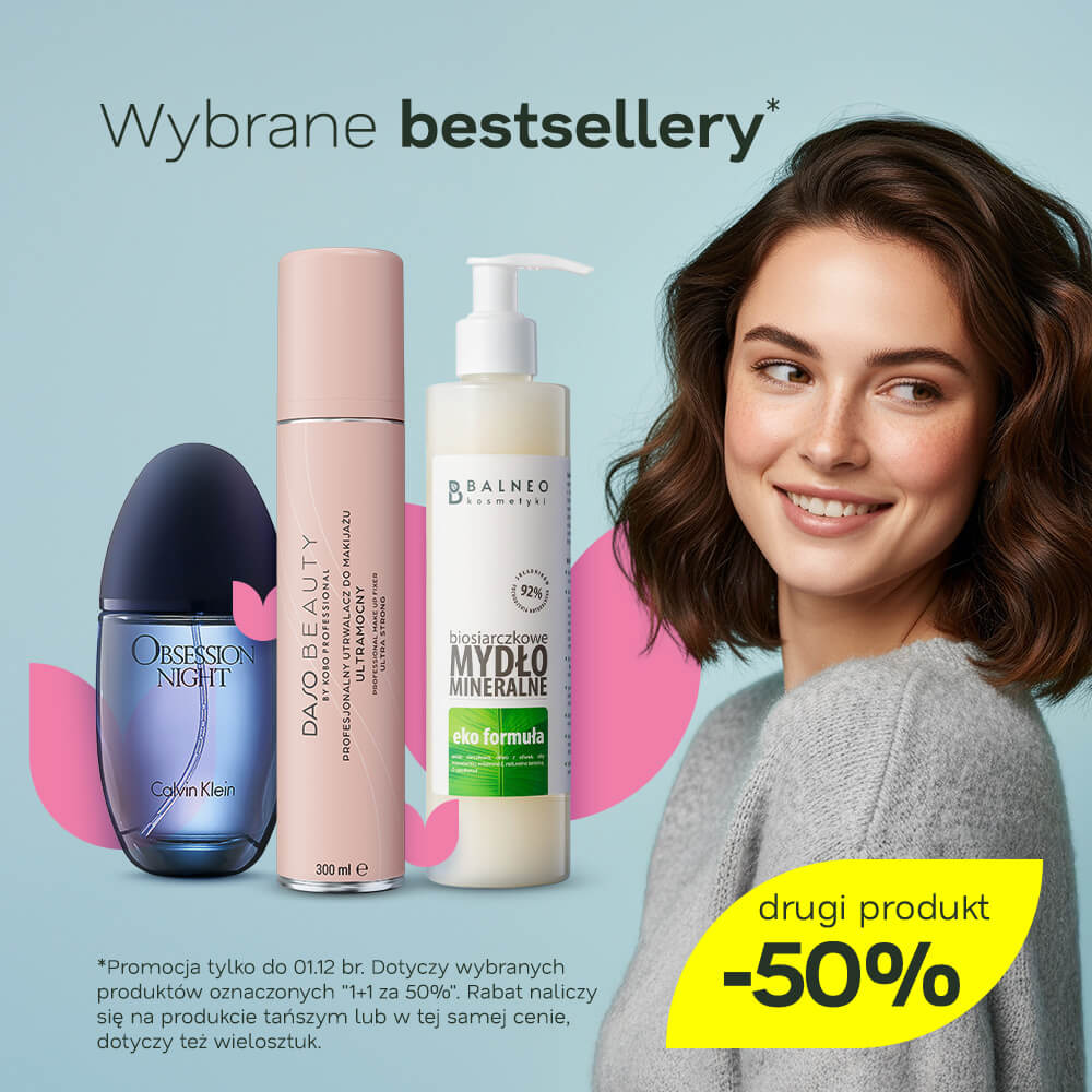 Wybrane bestsellery 1+1 za 50%