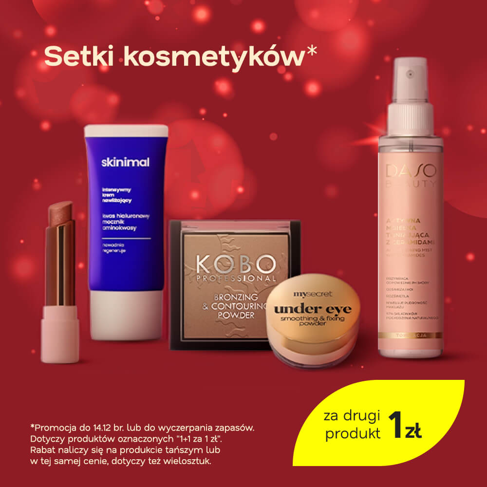 Setki kosmetyków 1+1 za 1 zł