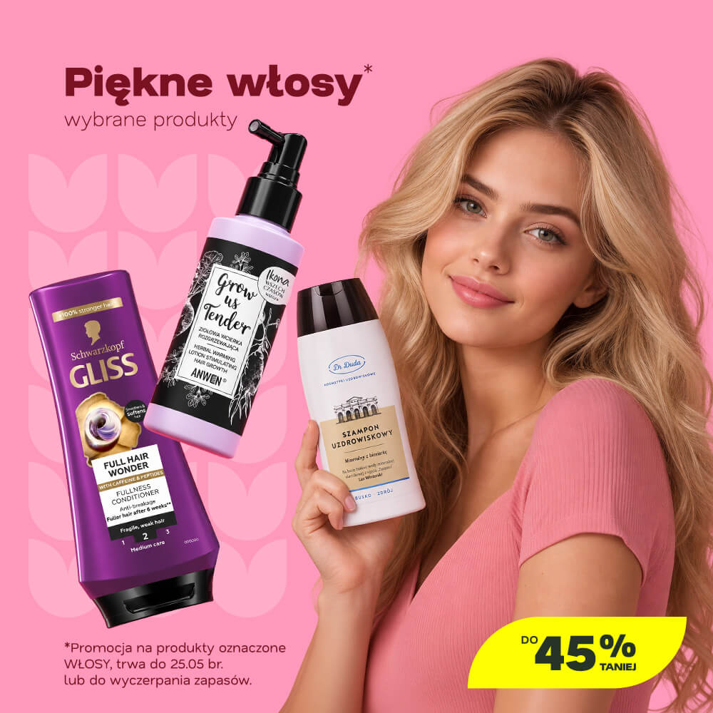 Piękne włosy do -45%