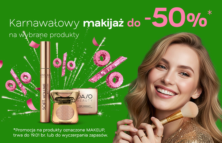 Karnawałowy makijaż do -50%