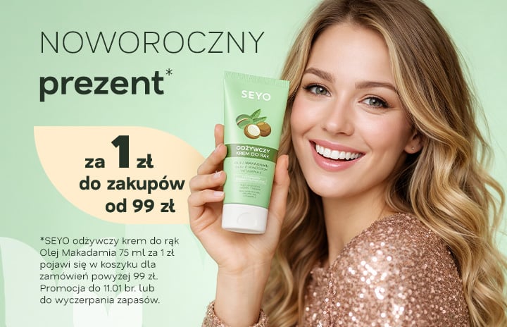 Noworoczny prezent - Seyo krem do rąk za 1 zł