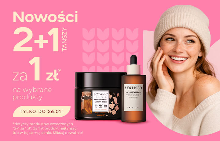 Nowości 2+1 za 1 zł