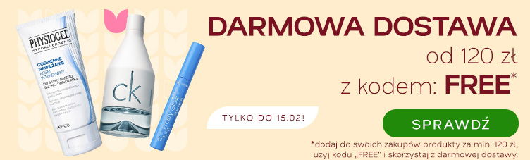 Darmowa dostawa od 120 zł z kodem: FREE