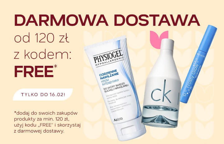 Darmowa dostawa od 120 zł z kodem: FREE