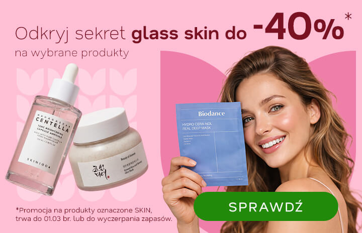 Odkryj sekret Glass Skin do -40%
