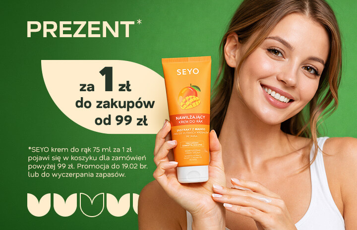 odbierz prezent do zakupów za min. 99 zł - Seyo krem do rąz za 1 zł