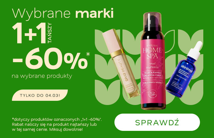 Wybrane marki 1+1 -60%
