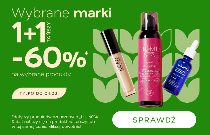 Wybrane marki 1+1 -60%