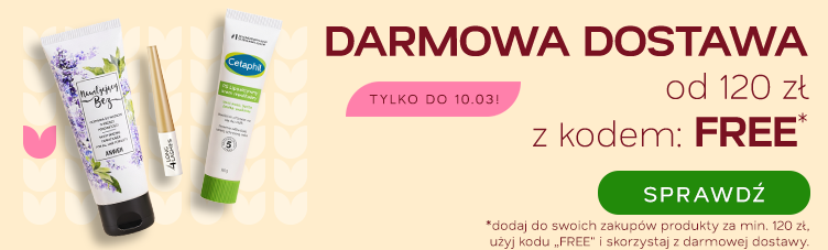 Darmowa dostawa od 120 zł