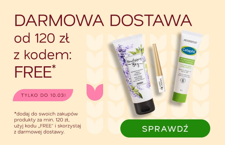 Darmowa dostawa od 120 zł