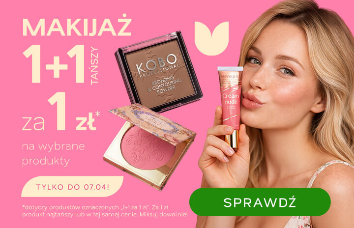 Wiosenny makijaż 1+1 za 1zł