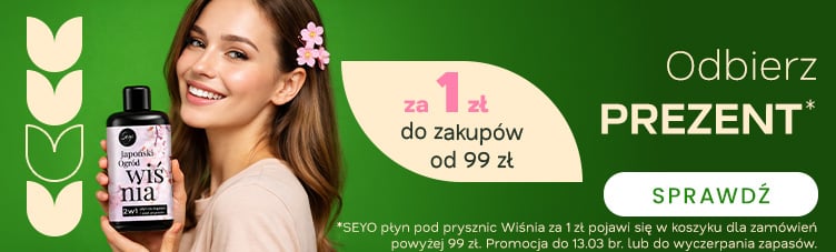 Prezent do zakup&oacute;w od 99 zł - Seyo płyn pod prysznic za 1 zł