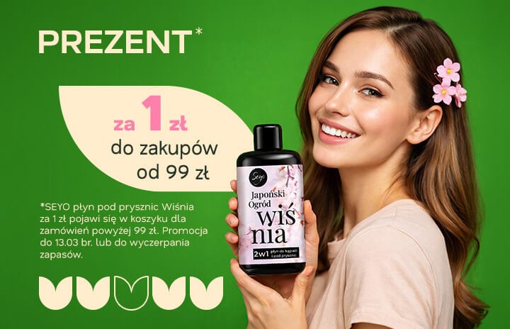 Prezent do zakup&oacute;w od 99 zł - Seyo płyn pod prysznic za 1 zł