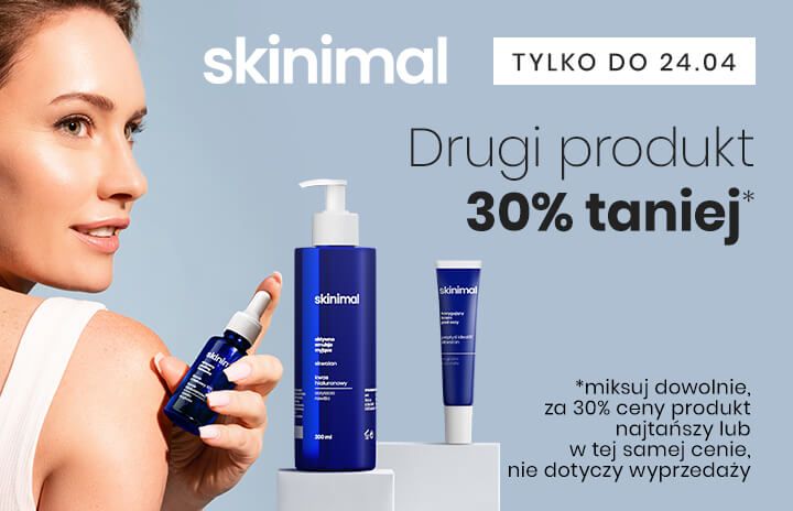 Skinimal - drugi produkt 30% taniej