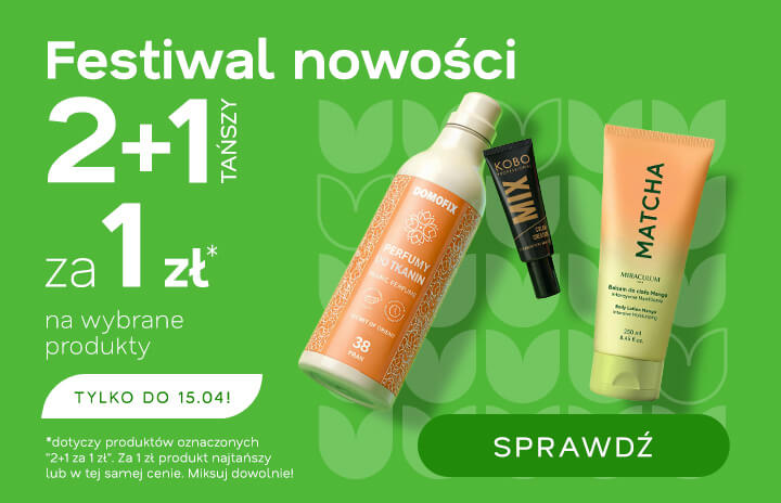 Festiwal nowości 2+1 za 1zł