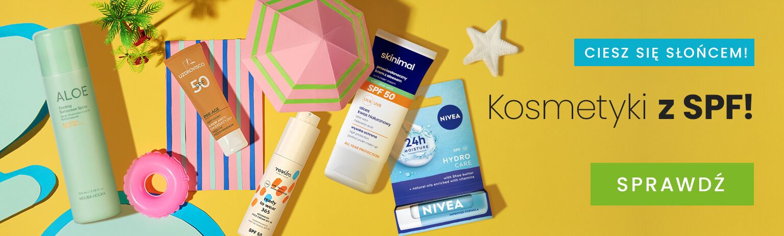Kosmetyki z SPF