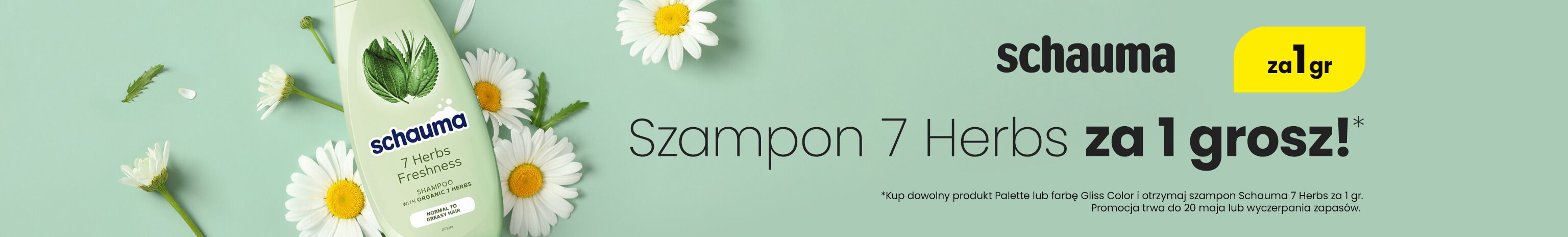 Szampon Schauma 7 Herbs za 1 grosz