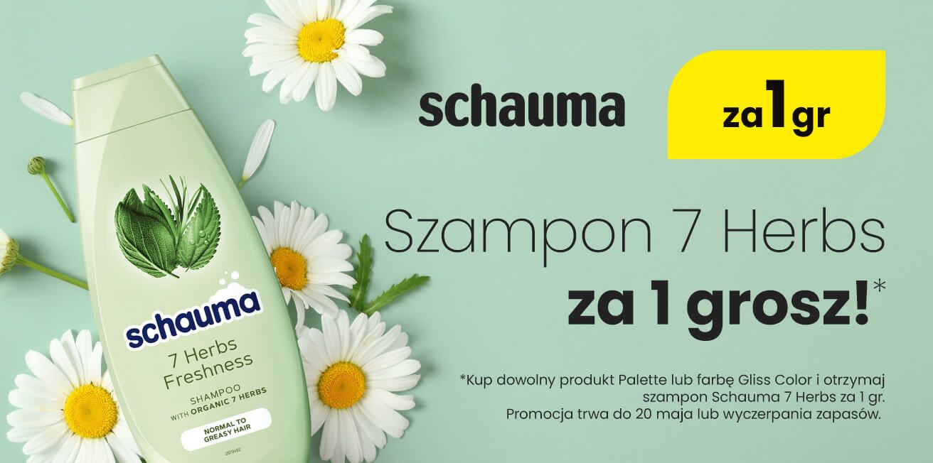 Szampon Schauma 7 Herbs za 1 grosz