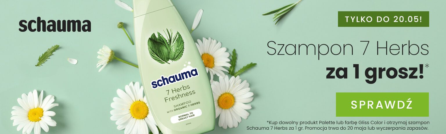 Szampon Schauma 7 Herbs za 1 grosz