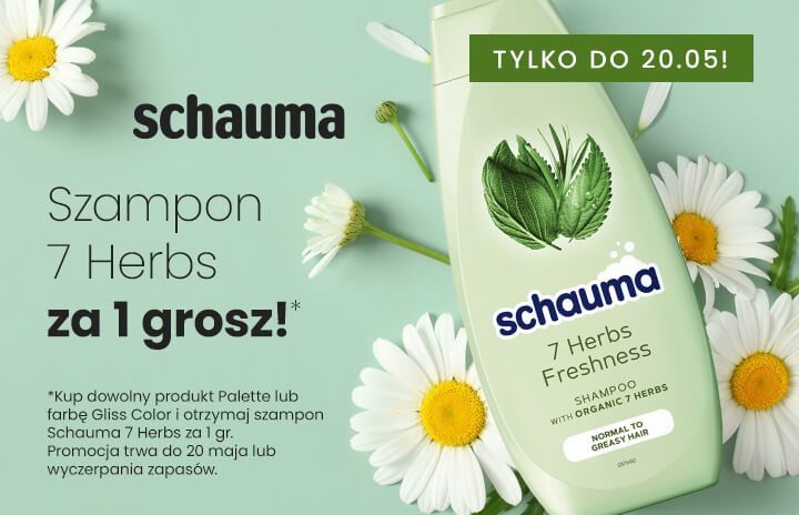 Szampon Schauma 7 Herbs za 1 grosz
