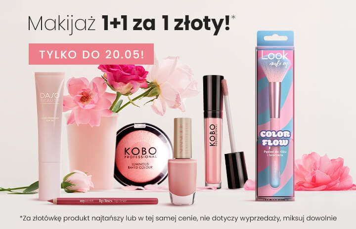Makijaż 1+1 za 1 złoty