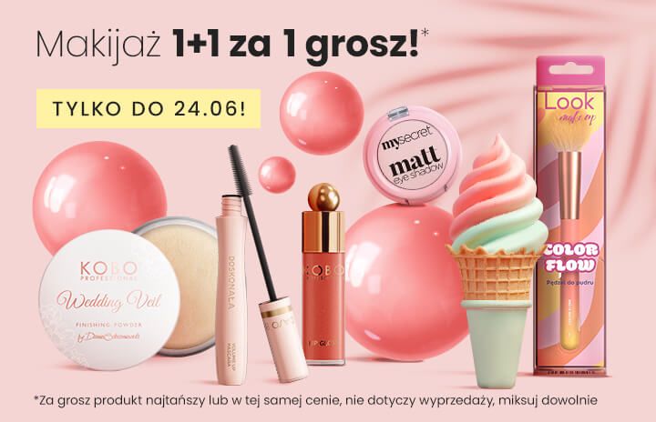 Makijaż 1+1 za 1 grosz