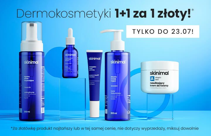 Dermokosmetyki 1+1 za 1 zł