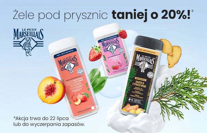 Le Petit  - żele pod prysznic 20% taniej