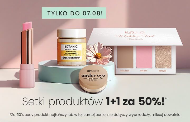 Setki produktów 1+1 za 50%
