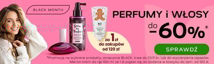 BLACK MONTH - Perfumy i włosy do -60%