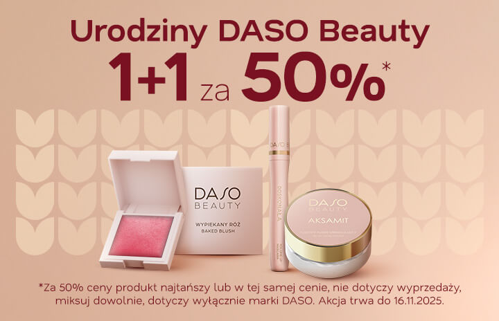 Urodziny Daso Beauty 1+1 za 50%