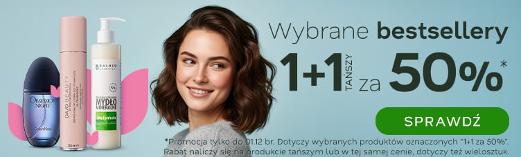 Wybrane bestsellery 1+1 za 50%