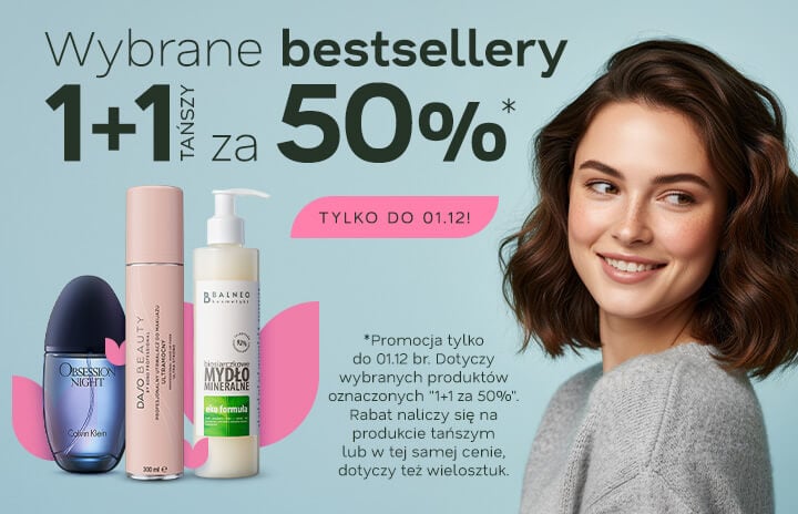 Wybrane bestsellery 1+1 za 50%