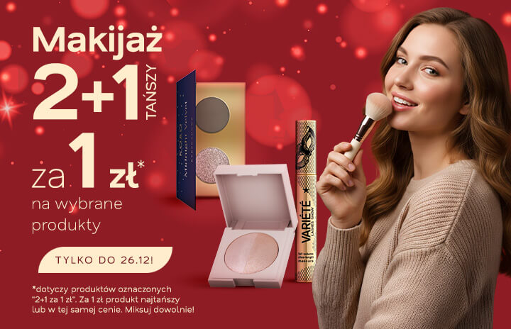 Makijaż 2+1 za 1 zł