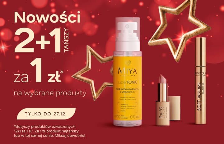 Nowości 2+1 za 1 grosz