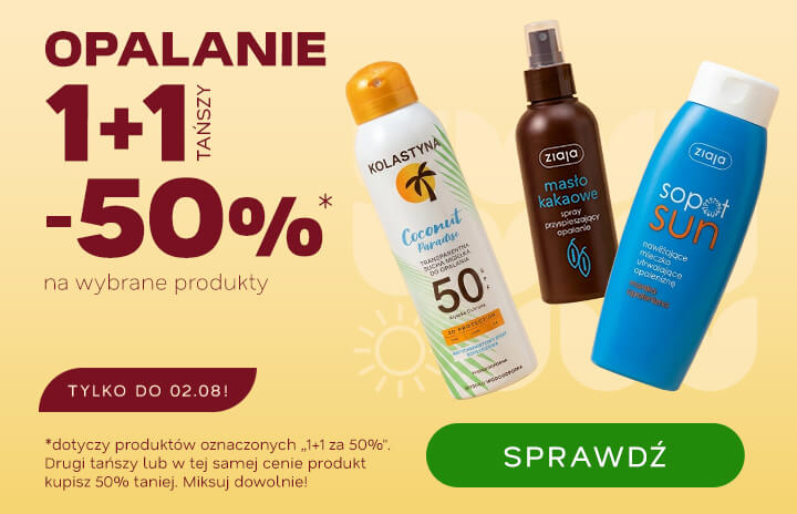 Opalanie 1+1 za 50%