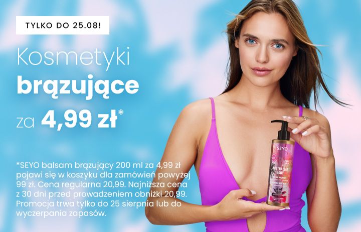 Kosmetyki brązujące za 4,99 zł