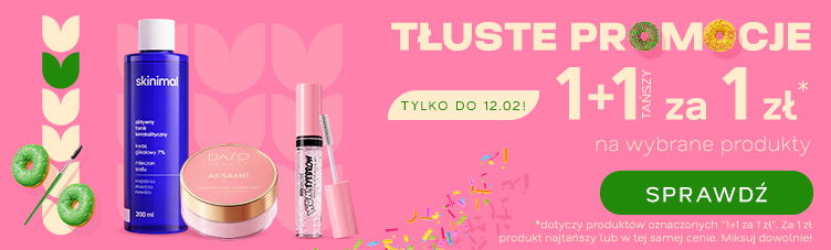 Tłuste promocje 1+1 za 1 zł